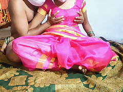 About left side color saree Indian - Granny porn video