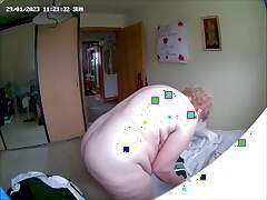 Surveillance camera 4 sweltering - Granny porn video